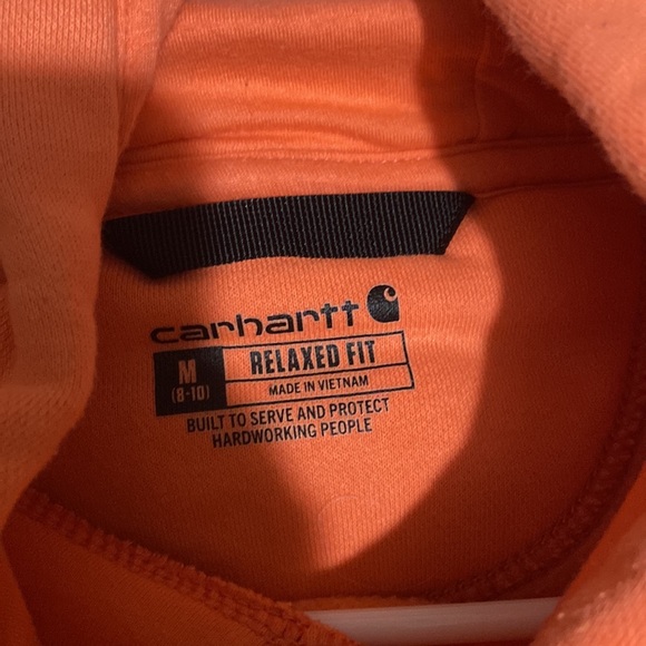 Pink medium carhart hoodie - Picture 3 of 3